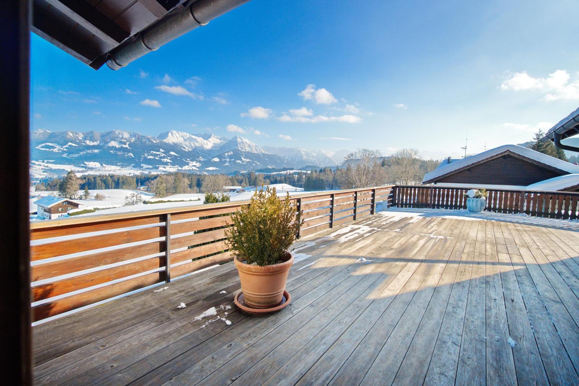 Gaestehaus Bergfrieden Bolsterlang Esterno foto